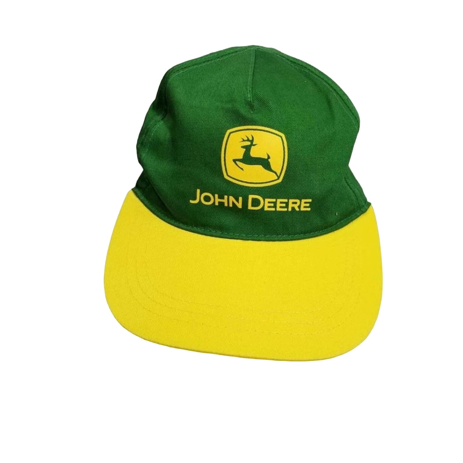 John Deere Baseball Cap Hat Yellow Green Adjustable Yellow Green